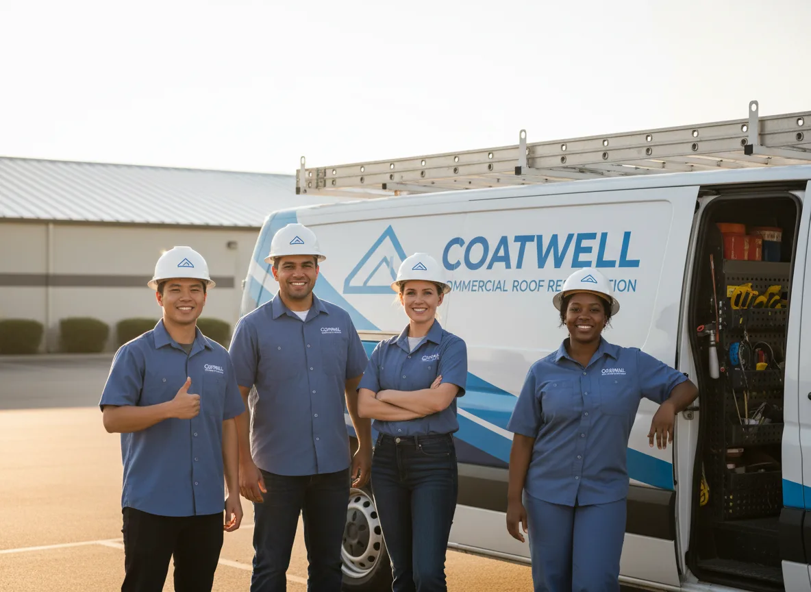 Commercial roof coating company in Eustace, TX